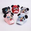 Mũ bóng chày họa tiết động vật chuột Mickey cho trẻ em có vành cong và vải nhẹ