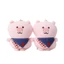 Móc khóa sang trọng lợn ngắn có sợi Polyester để trang trí và tặng ba lô