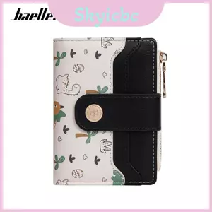 Hộp đựng thẻ gấu hoạt hình Baellerry Kawaii có khóa kéo mang theo hàng ngày