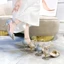 Dép Xăng Đan Xanh Nhạt Mới Giày Cao Gót Bao Đầu Dép Một Dây Khóa Nhọn Mũi Nhọn Nữ Gót Dày Ngọc T
