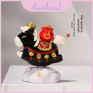 Tượng ngựa nhỏ bằng nhựa thủ công với thiết kế có thể xoay để bàn làm việc và trang trí Quà tặng