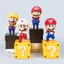 Mô hình nhựa Pvc Mario thu nhỏ có đế để trang trí nội thất chơi game và