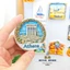 Miếng dán từ tính cột đá cổ điển Hy Lạp Athens
