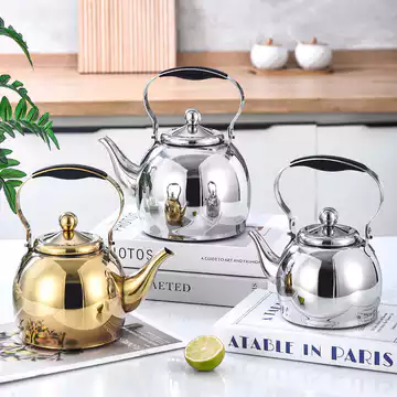 Ấm đun nước bằng thép không gỉ có bộ lọc Ấm trà Nhà hàng thương mại Nhà hàng Ấm trà Ấm đun nước đơn Ấm đun nước gia đình có nắp