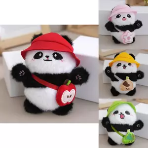 Móc khóa gấu trúc Kawaii sang trọng quyến rũ Đồ chơi dễ thương mềm mại cho túi xách Phụ kiện và