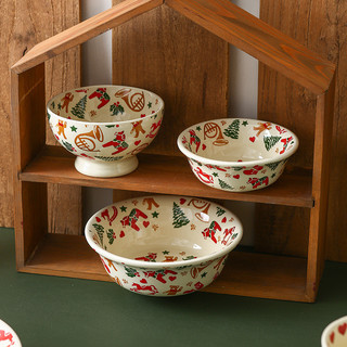 Giáng Sinh Gốm Bộ Đồ Ăn Bộ Bắc Âu Phong Cách Retro Cốc Cốc Nước Giá Trị Cao Nhà Hàng Hộ Gia Đình Ăn Sáng Bát Đĩa