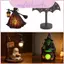 Đèn Halloween Phù Thủy Halloween Trang Trí Tiệc Nhựa Hình Hoạt Động Pin Cho Trang Trí Ma Quái
