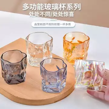 Thủy Tinh Nhiều Màu Sắc Nước Thủy Tinh Xoắn Thủy Tinh Không Đều Xoắn Thủy Tinh Whisky Ly Rượu Phương Tây Thủy Tinh Thời Trang Nước Trái Cây Thủy Tinh