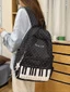 niche thiết kế ban đầu phím đàn piano chấm bi nhẹ ba lô đôi vai công suất lớn học sinh trung học