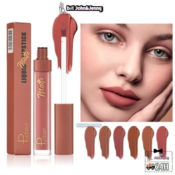 🎨 Trang điểm Pu daier matte Son tint matte lip bùn son bóng Son tint Huanmei