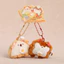 Móc khóa sang trọng động vật mềm Mini có nam châm để sưu tập ba lô và