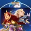 Thảm chơi RIFTBOUND LOL TCG 24x14 "(60 * 35cm) | LUX và LEONA - Thẻ trò chơi Anime EDGES được khâu chống lại bàn di chuột