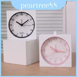 Đồng hồ Bắc Âu sành điệu báo thức có đèn ngủ và trang trí chuyển động im lặng cho phòng ngủ