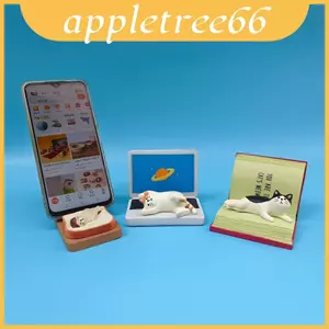 Giá đỡ sách nhựa sáng tạo cho mèo có phong cách hoạt hình để trang trí nội thất văn phòng