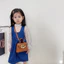 Ví Mini hợp thời trang cho bé gái với chất liệu Pu và họa tiết ca rô để mặc thường ngày