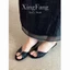 Retro Nêm Giày Sandal Nữ Mùa Hè Áo Khoác Ngoài Phong Cách Mới Đa Năng Rỗng Phong Cách Ngày Lễ