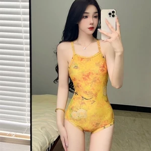 bộ đồ bơi đua xe một mảnh hình tam giác dành cho nữ áo tắm hở lưng huấn luyện thể thao chuyên ng