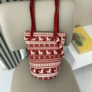 Hoạt Hình Love Pony Túi Xô Canvas Cá Tính Đeo Vai Cầm Tay Túi Tote Đi Lại Túi Đeo Ngang Thời Tra