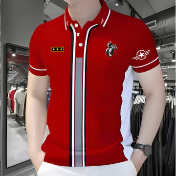 Áo Polo Nam Cho Nam Quần Áo Thể Thao Phong Cách Áo Sơ Mi Polo Quần Áo Áo Áo Sơ Mi Polo Dân Tộc Oversize Họa Tiết Retro Ngoài Trời Dạo Phố 37b