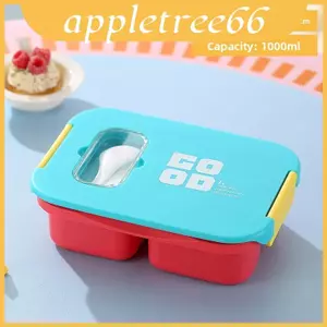 Hộp Học Sinh Bento Có Ngăn Chia Và Lò Vi Sóng An Toàn Chất Liệu Pp Ăn Trưa Cho Văn Phòng