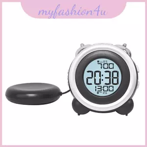 Đồng hồ điện tử báo thức nhỏ gọn với màn hình Lcd và lịch cho văn phòng và đầu giường