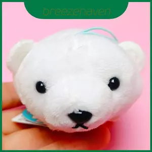 Móc khóa sang trọng dễ thương hình gấu động vật với chất liệu cọc ngắn để trang trí và