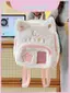 Túi đi học sang trọng Cat Kawaii với thiết kế mở rộng và Nylon nhẹ để lót thanh thiếu niên