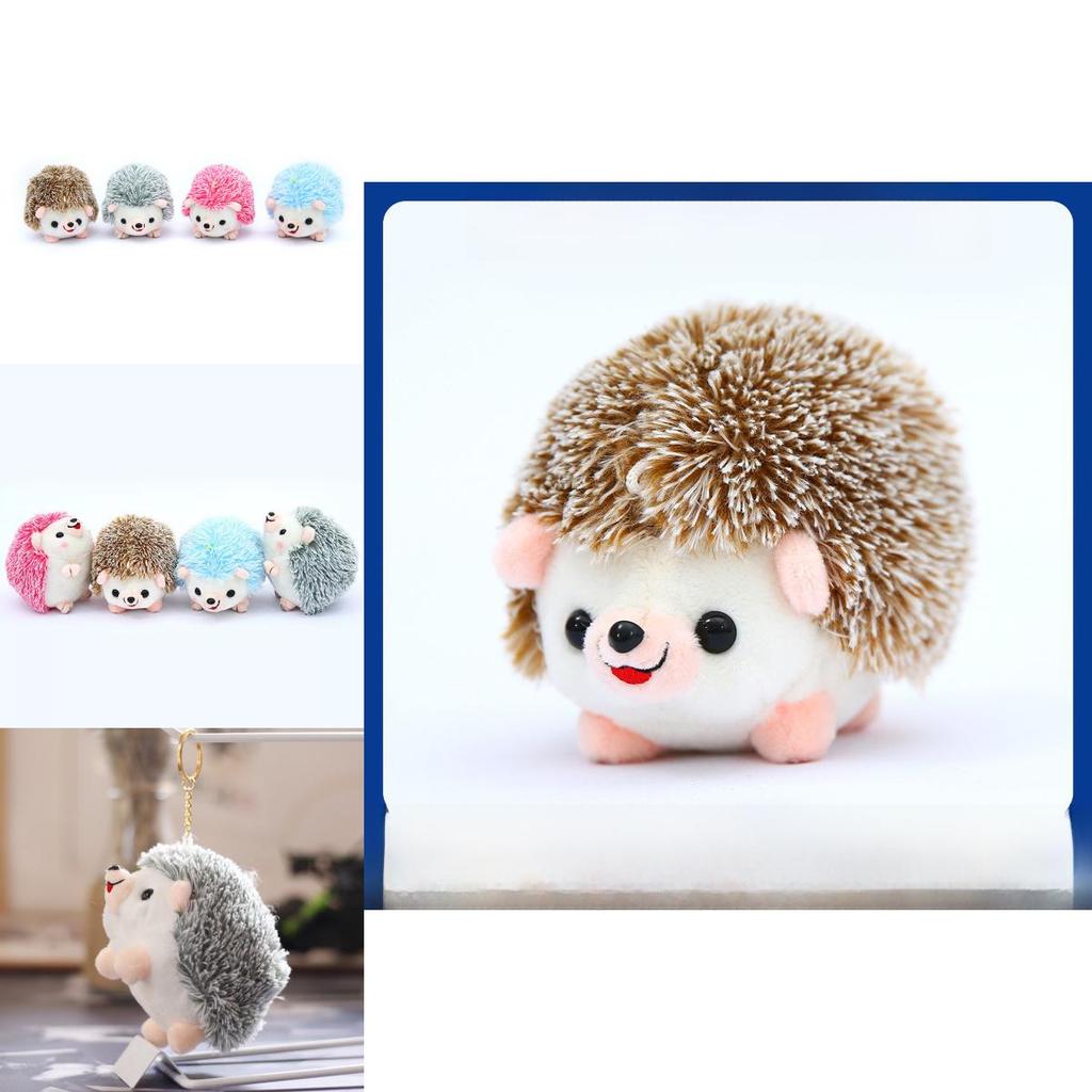 Đồ Chơi Nhím Sang Trọng Móc Khóa Dễ Thương Nhồi Bông Mềm Búp Bê Động Vật Quà Tặng Hoàn Hảo Nhỏ