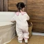 Jumpsuit mùa thu cho bé, bộ đồ bò dễ thương, quần áo mùa thu bé gái, phong cách mới, sành điệ