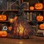 Đèn Halloween Phù Thủy Halloween Trang Trí Tiệc Nhựa Hình Hoạt Động Pin Cho Trang Trí Ma Quái