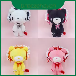 Sang Trọng Trắng Ngắn Ren Bạo Lực Gấu Plushie Có Thẻ Treo Cho Quà Tặng Và Người Thu Thập