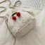 Túi đeo chéo vải Canvas phong cách nghệ thuật dành cho nữ có lớp lót Polyester và túi bên trong thông thường để mặc
