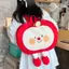 Ba lô vải trái cây dễ thương có túi dây kéo để sử dụng hàng ngày