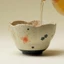 Into the Wild Return Pine Blue White Hand-Painted Hydrangea Master Cup Sáng tạo Handmade Retro Caramel Glaze Tea Cup Tea Cup Tea Cup