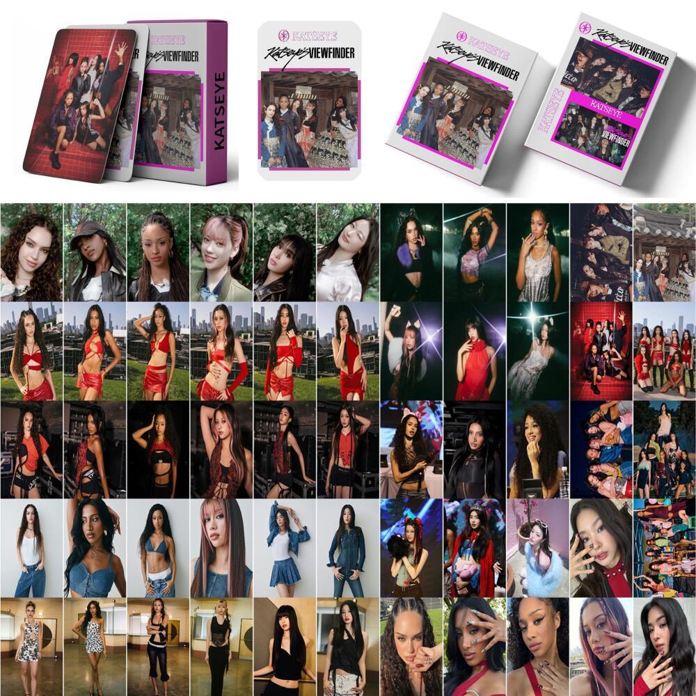 LINXX 55 Chiếc KATSEYE Sophia Megan Daniela Album Lomo Cards Nhóm Cô Gái Bộ Sưu Tập Quạt Photocards Hàng Hóa Quà Tặng Ngày Lễ