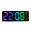 Đồng hồ nhỏ gọn điện tử có đèn và lịch Rgb cho chức năng đầu giường