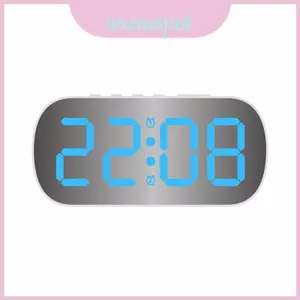 Đồng hồ kỹ thuật số hiện đại Led Sleek có màn hình ngày và nhiệt độ cho sinh viên không gian học tập