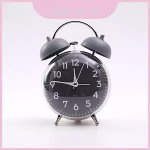 Đồng hồ báo thức thạch anh sinh viên cổ điển có chuông kép để sử dụng văn phòng tại nhà và
