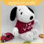 Đồ chơi mềm Snoopy đáng yêu có chất độn bông để trang trí phòng ngủ và phòng chơi