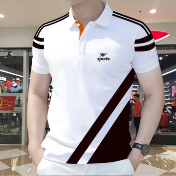 Áo Polo Nam Cho Nam Quần Áo Thể Thao Phong Cách Áo Sơ Mi Polo Quần Áo Áo Áo Sơ Mi Polo Dân Tộc Oversize Họa Tiết Retro Ngoài Trời Dạo Phố 46b