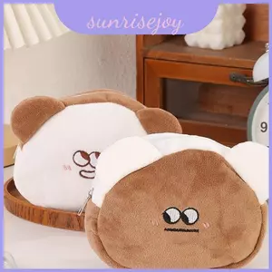 Ly hợp gấu mềm sang trọng kèm tiền xu và đồ trang điểm Dayout cho thông thường