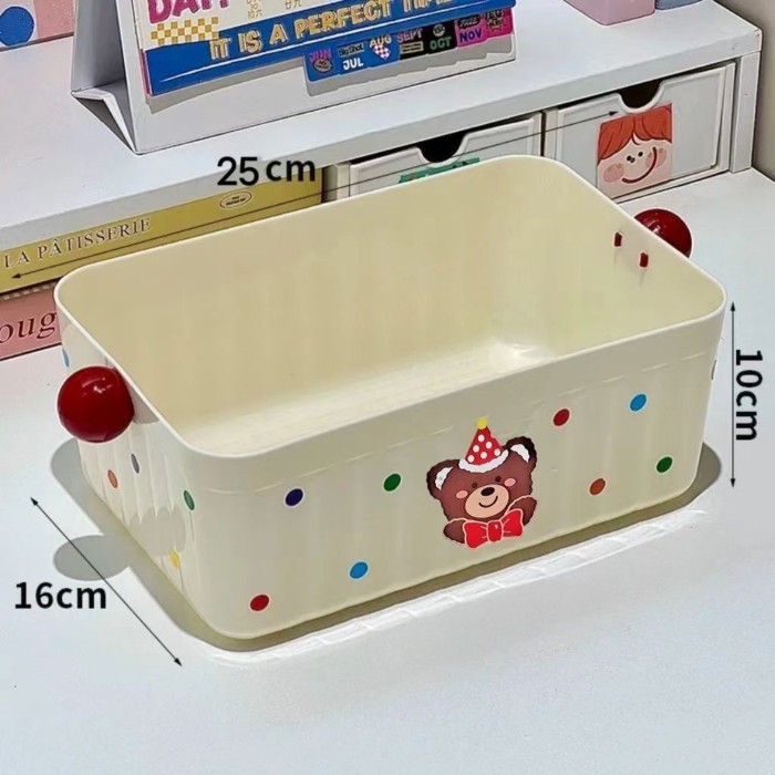 Hộp đựng máy tính để bàn Hộp đựng mỹ phẩm dung tích lớn Đồ lặt vặt Hộp văn phòng phẩm Snack Tid