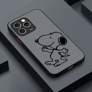 Snoopy Peanuts Dog Matte Phone Case Cho Xiaomi 15T 12 11T 11 10T POCO F4 F5 M3 M4 X3 GT NFC X5 PRO 5G DIY Case Điện Thoại Di Động