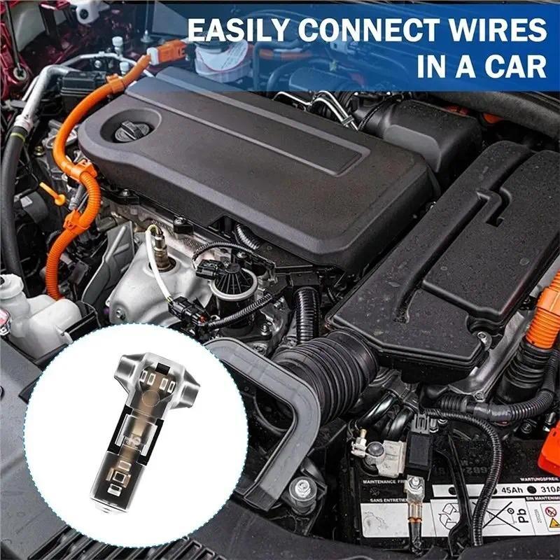 [Bán chạy nhất] 30 CÁI Cáp dây T1 / T2 Kết nối kết nối Không bán Không có chốt Kết nối thiết bị đầu cuối nhanh Joiners Phụ kiện điện cắm tự động