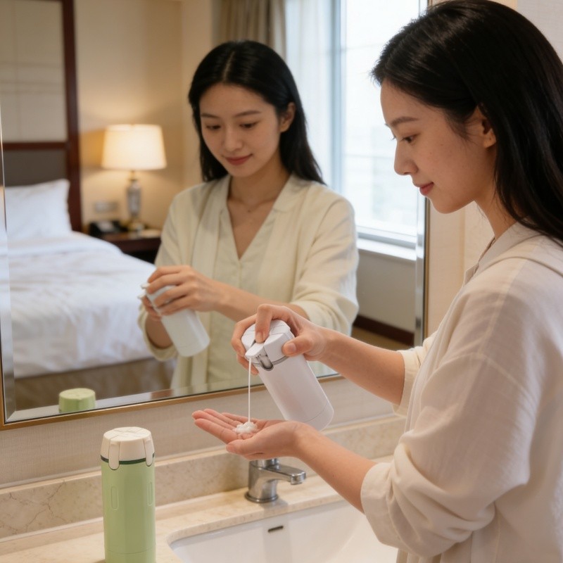 [Giảm giá hấp dẫn] Chai kích thước du lịch di động 4IN1 Bình đựng đồ vệ sinh dạng lỏng cho du lịch ngoài trời / công sở / gia đình