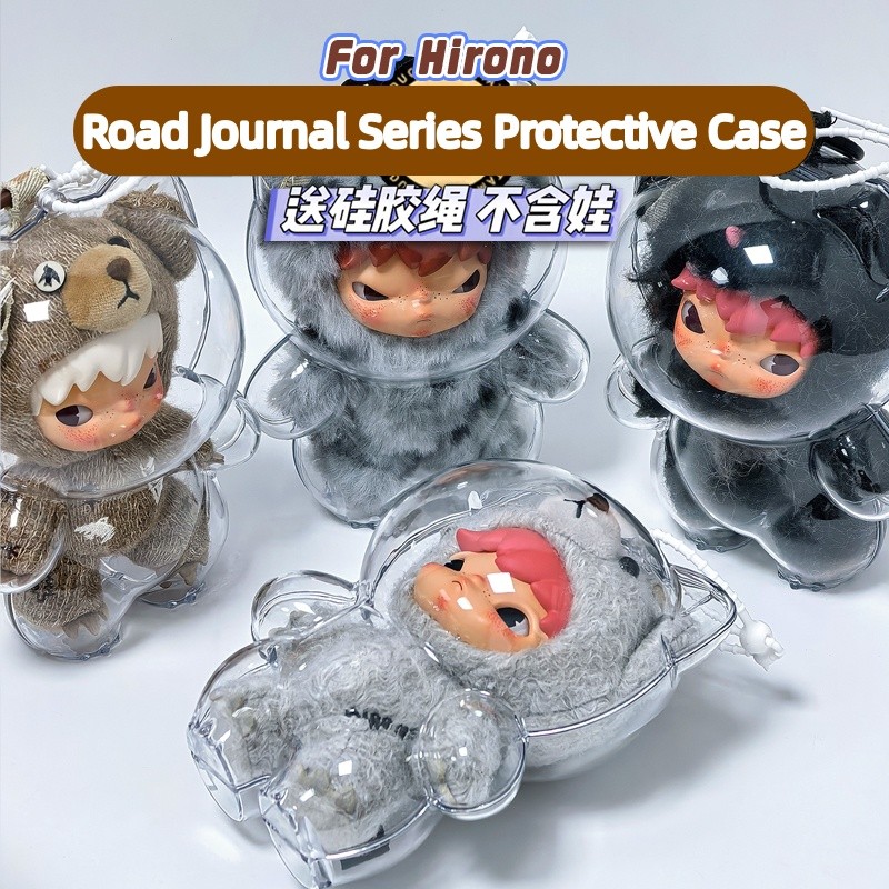 2 Chiếc HD Trong Suốt Dành Cho Hirono Road Journal Series Búp Bê Sang Trọng Chống Bụi Vỏ Bảo Vệ Acrylic Hộp Bảo Quản Phụ Kiện Mặt Dây Chuyền Búp Bê (KHÔNG CÓ DELL)