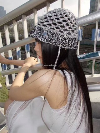 Áo chui đầu len đan tay baotou mũ dệt kim phong cách Hàn Quốc đơn giản, mỏng nhẹ cho xuân hè