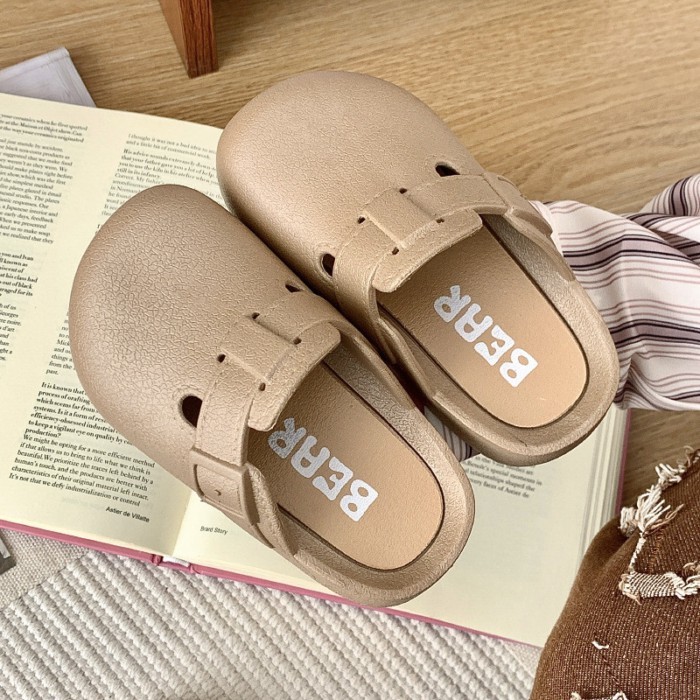 Giày hàng ngày cha mẹ con cái mới Thiết kế đế mềm chống trượt Bộ dép xỏ ngón cho trẻ