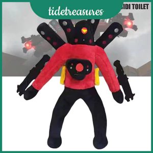 Đồ chơi nhồi bông bồn cầu sang trọng 30cm Skibidi chất lượng cao ngộ nghĩnh và mềm mại