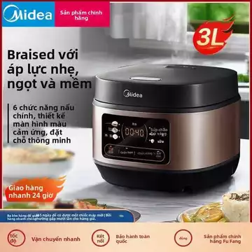 Nồi Cơm Điện Midea Dùng Cho Gia Đình Thông Minh Đặt Trước Nồi Cơm Điện Mini3-5L Nồi Cơm Điện Dung Tích Lớn Chống Dính Đa